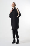 Modern Panelled Zip Midi Jacket