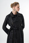Suede Trench Coat