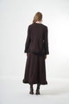 Guipure-Detail Blouse and Skirt Set