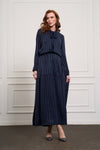 Striped Cupro Dress