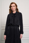Striped Cupro Dress