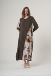 Khaki Plus-Size Maxi Dress