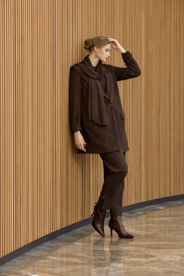 Black Tailored Power Suit
