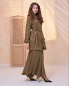 Elegant Belted Two-Piece Set