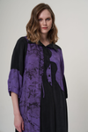 Asymatric plus size dress