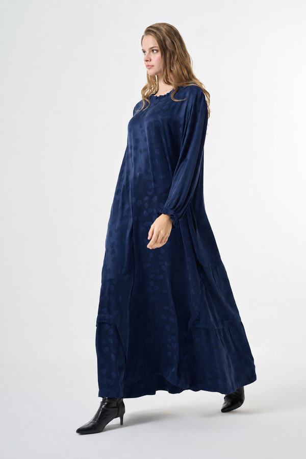 Платье из купро-шелка размера plus size