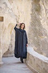 Cupro Plus-Size Maxi Dress