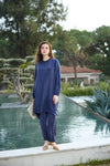 Elegant Textured Silk Two-Piece Set