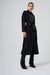 Suede Trench Coat with Stud/Rhinestone Detail