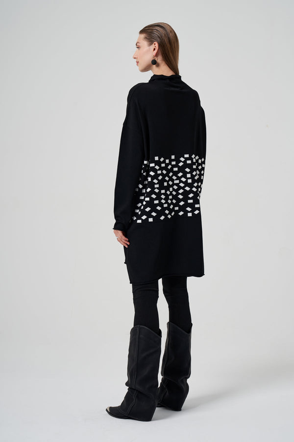 Geometric Motif Patterned Knitwear