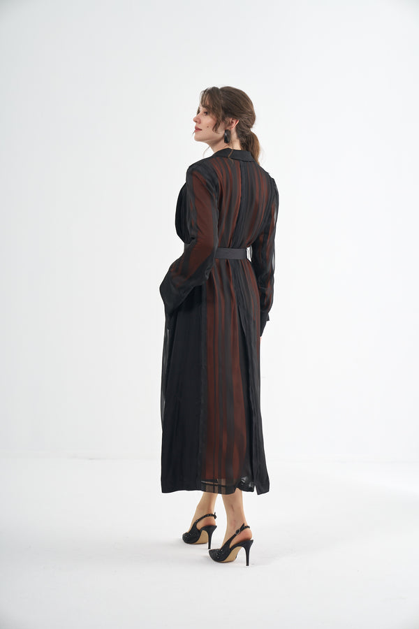 Chiffon Two-Piece Maxi Dress