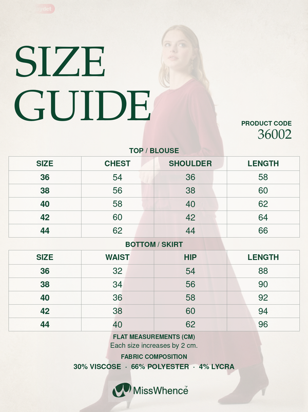 Set with Front Stitch Detail and Paneled Skirt