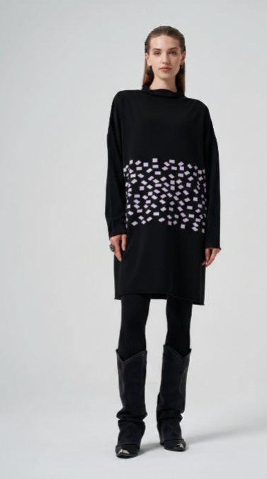 Geometric Motif Patterned Knitwear