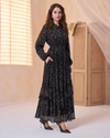 Floral Chiffon Tiered Maxi Dress