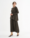Asymmetric Textured Two-Piece Set
