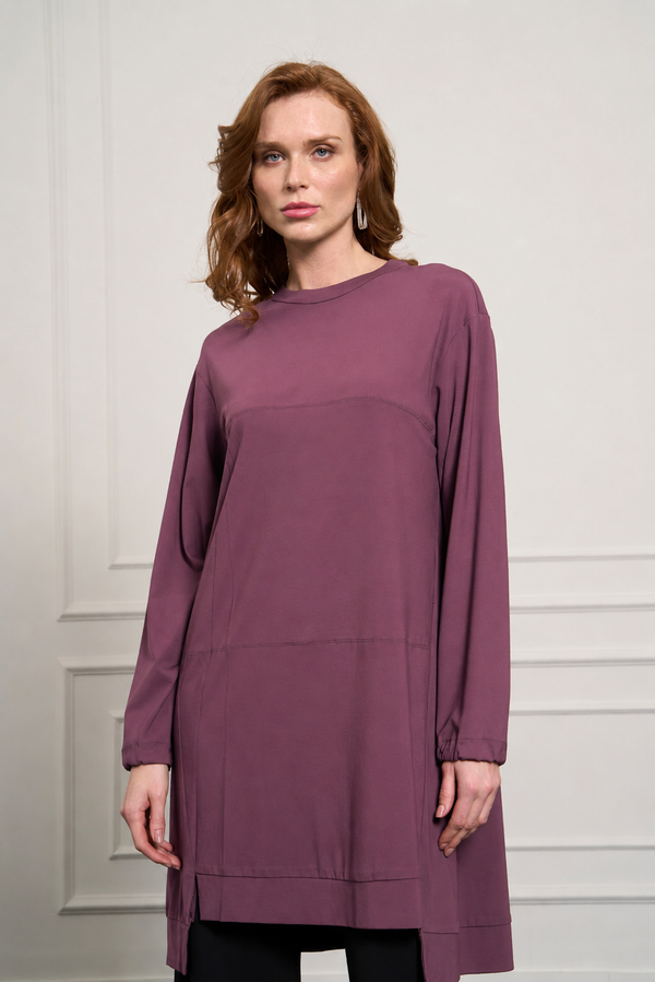 Elegant Relaxed Long Tunic for Women