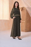 Geometric Elegance Maxi Dress