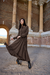 Cupro Plus-Size Maxi Dress