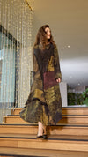 MissWhence UAE V3350 abstract-print chiffon-detail plus-size maxi dress, gallery view 2