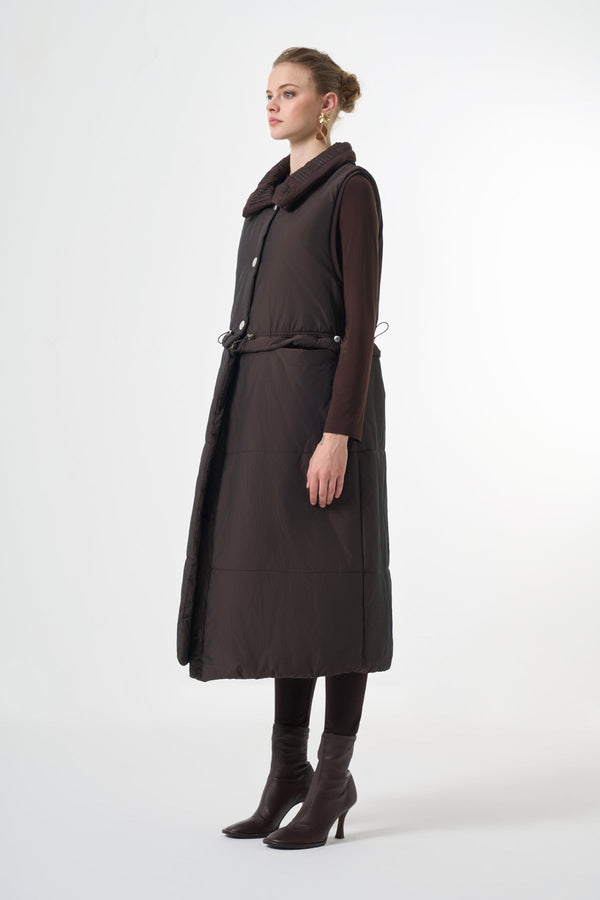سترة طويلة مبطنة