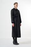 Suede Trench Coat