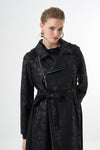 Suede Trench Coat