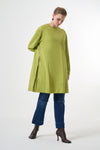 Side Zip-Detail Long Tunic