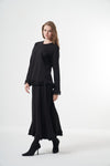 Guipure-Detail Blouse and Skirt Set