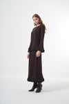 Guipure-Detail Blouse and Skirt Set