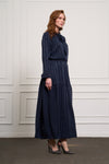 Striped Cupro Dress