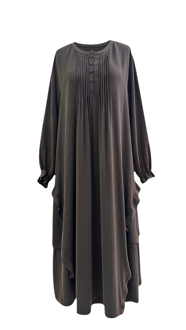 Cupro Plus-Size Maxi Dress