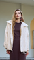 Oversized Quilted Jacket with Buttons