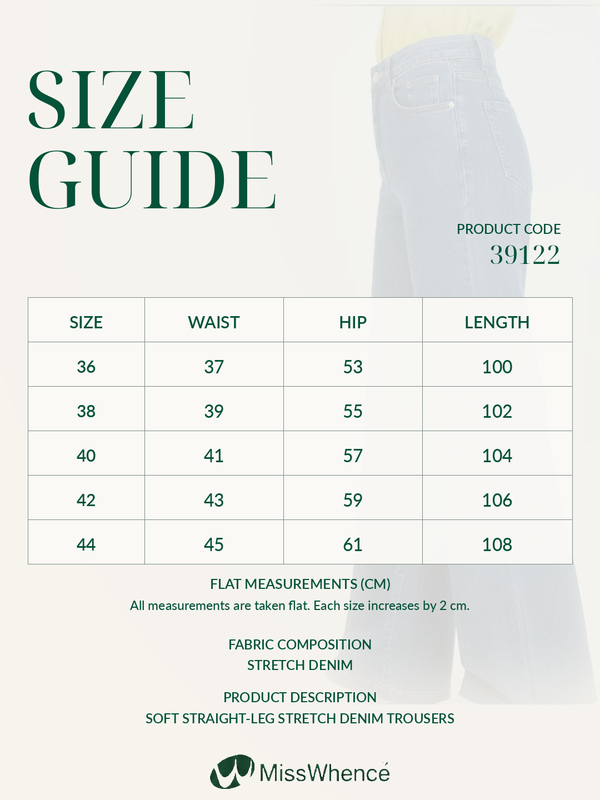 High Waist Wide Leg Jeans for Women – Medium Blue Denim Palazzo Pants