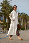 Belted Sleeveless Vest with Layered Styling