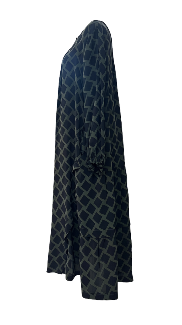Cupro Plus-Size Maxi Dress