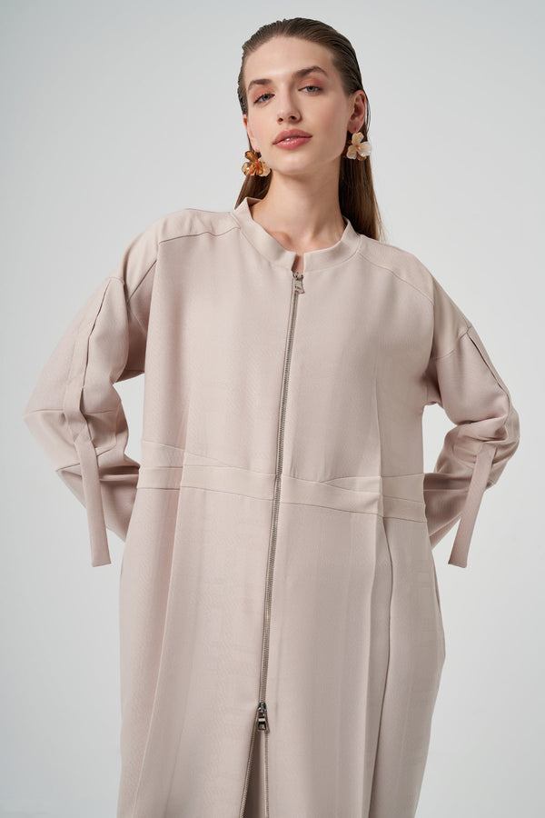 Shirt-Style Long Coat