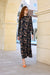 Asymmetric Front-Zip Maxi Dress