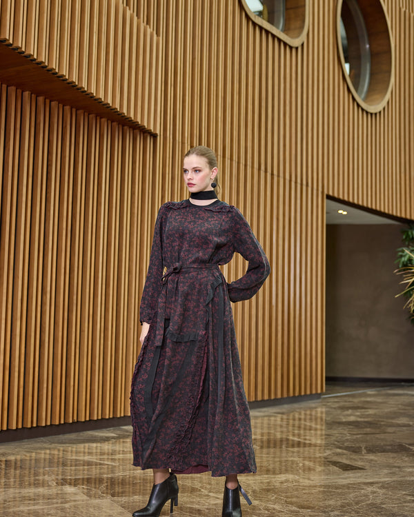Floral Cupro Dress