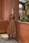 Suede Trench Coat