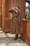 Suede Trench Coat