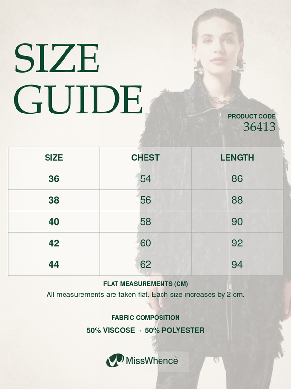 Fringed Detail Zippered Bouclé Coat