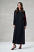 Graphic Print Cupro Maxi Dress