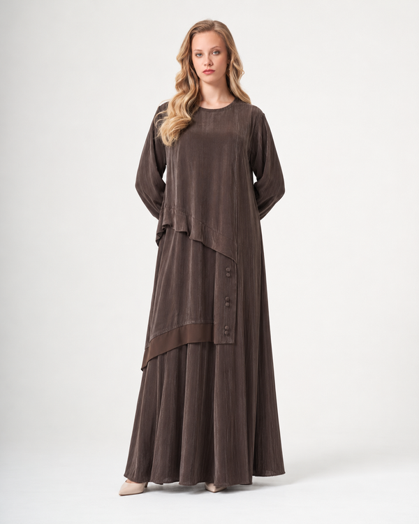 Elegant Plus-Size Maxi Dress